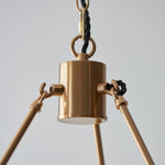 Envisage Sutton Aged Brass Ceiling Pendant Light 6 Arm