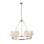 Envisage Sutton Aged Brass Ceiling Pendant Light 6 Arm