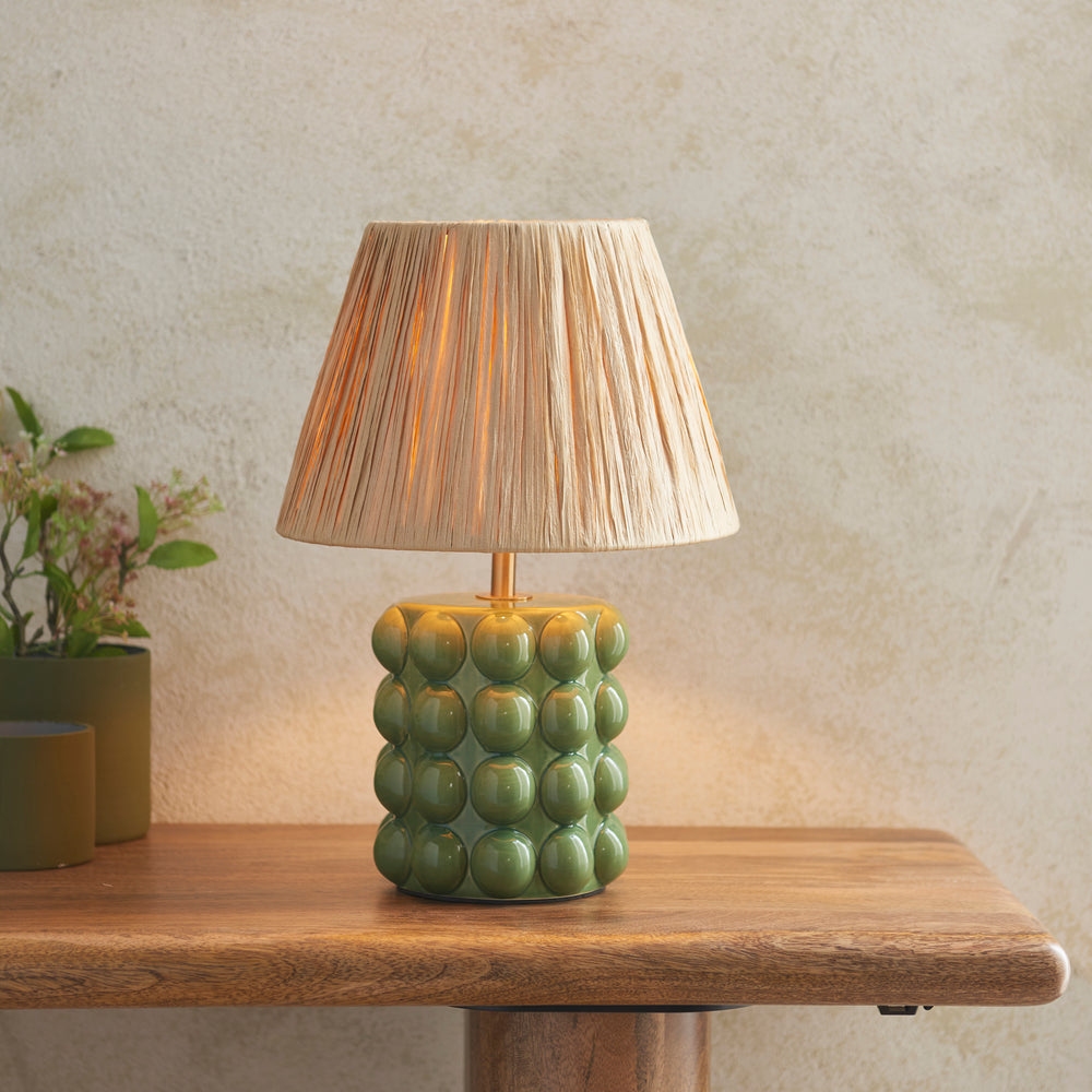 Envisage Hobes Green Table Lamp