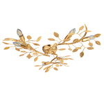 Decolight GOLD Leaf Branching Semi Flush Ceiling Light 6 Light