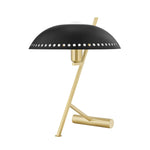 Hudson Valley Lighting Landis Table Lamp Aged Brass And Black - Decolight Ltd 