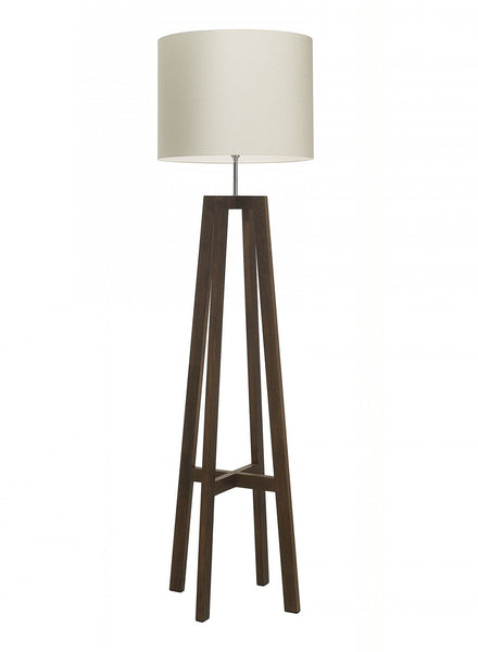 Heathfield & Co Tripod Antique Oak Mid Century Floor Lamp– Decolight Ltd